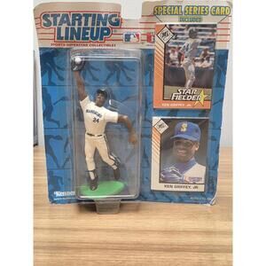 Vintage 1993 Kenner Starting Lineup Ken Griffey Jr Figure Seattle Mariners MLB